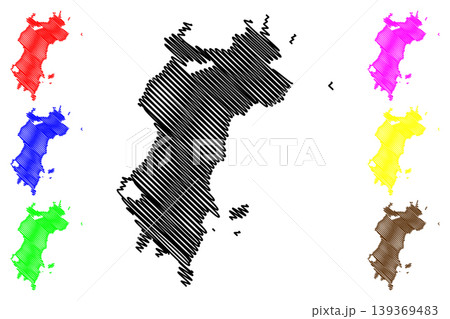 Mustique island (Saint Vincent and the Grenadines, Cenrtal America, Caribbean islands) map vector illustration, scribble sketch Mustique map Mustique island (Saint Vincent and the Grenadines, Cenrtal America, Caribbean islands) map vector illustration, scribble sketch Mustique map 139369483