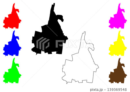 Suruc city (Republic of Turkiye, Turkey) map vector illustration, scribble sketch Suruc map Suruc city (Republic of Turkiye, Turkey) map vector illustration, scribble sketch Suruc map 139369548
