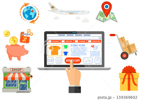 Online Shopping Concept Online Shopping Concept 139369602