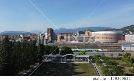 Panoramic View of Brescia from Parco Tarello Panoramic View of Brescia from Parco Tarello 139369636