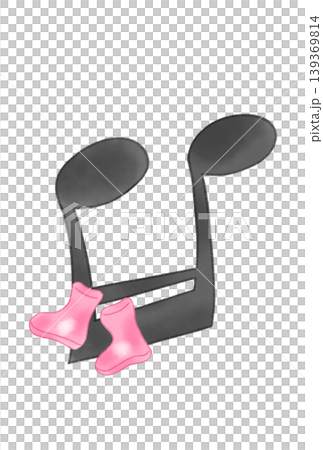 Musical notes with boots Musical notes with boots 139369814