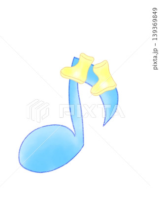 長靴の付いた音符 139369849