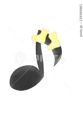 長靴の付いた音符 長靴の付いた音符 139369861
