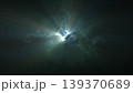暗闇に光る雷光・閃光　雷　CG　背景 139370689