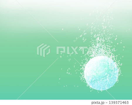 お湯の中で溶けるバスボム 139371463