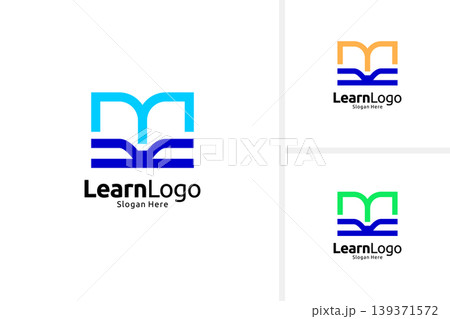 Creative book logo concept. Education logo design template 139371572