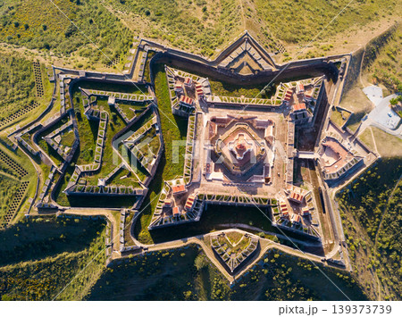 Aerial view of Nossa Senhora da Graca Fort, Elvas 139373739