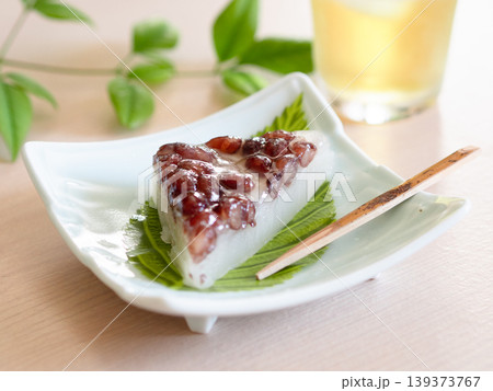 日本の6月の和菓子「水無月」夏越の祓 139373767