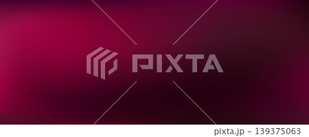 Dark plum noir color gradient background. Abstract cherry gradation wallpaper. Blurred smooth red purple backdrop. Luxury elegant burgundy texture for banner, flyer, presentation. Vector illustration 139375063