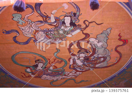 日光市 日光東照宮 神輿舎 天女の天井画 日光市 日光東照宮 神輿舎 天女の天井画 139375761