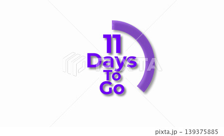 11 days to go countdown timer sign in purple color with a circular abstract graphic element for business promotion and event marketing announcements 11 days to go countdown timer sign in purple color with a circular abstract graphic element for business promotion and event marketing announcements 139375885