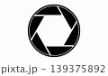 Black camera aperture shutter icon representing a photography lens symbol for creative media design projects and digital graphic interface elements Black camera aperture shutter icon representing a photography lens symbol for creative media design projects and digital graphic interface elements 139375892