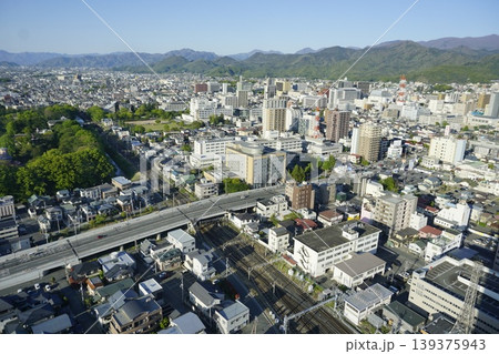 都市の風景　山形市全景 139375943