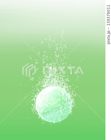 お湯の中で溶けるバスボム 139376011