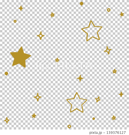 手描き風星の壁紙 ゴールド 手描き風星の壁紙 ゴールド 139376127