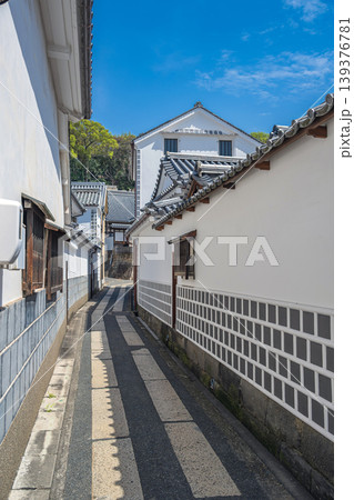 倉敷市 美観地区の路地風景 倉敷市 美観地区の路地風景 139376781