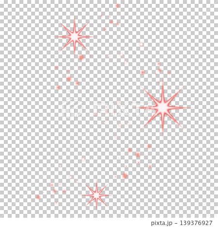 紅色閃爍的光芒和發光粒子 紅色閃爍的光芒和發光粒子 139376927