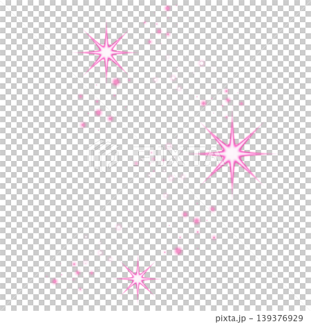 Vibrant pink, sparkling light and glittering particles 139376929