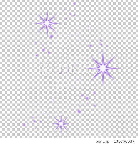 紫色閃爍的光芒和發光顆粒 139376937