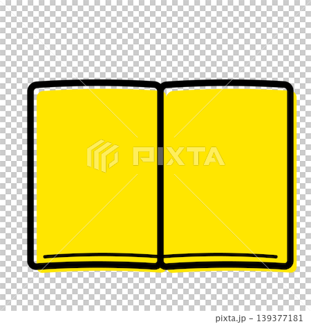 可用於商務簡報和文件的開啟的書本插圖。 可用於商務簡報和文件的開啟的書本插圖。 139377181