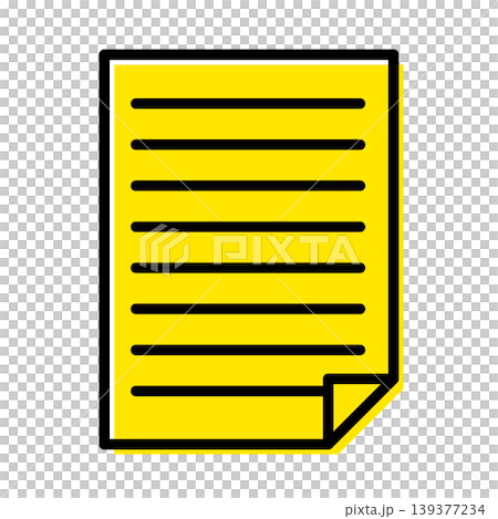 書類のフラットなアイコンイラスト 139377234