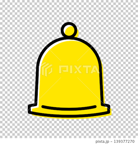 Business icon illustration depicting a call bell. 139377270