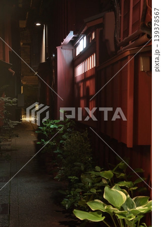 夜の主計町茶屋街 夜の主計町茶屋街 139378567