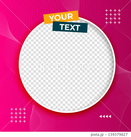 Social media business post banner with image space Social media business post banner with image space 139379827