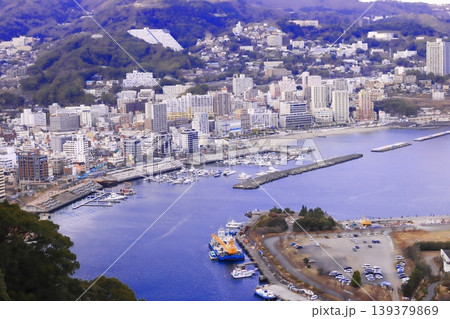 熱海城から見た熱海市街 139379869