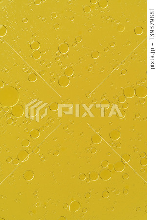 Golden abstract background with bubbles 139379881
