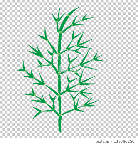 A simple bamboo illustration A simple bamboo illustration 139380250