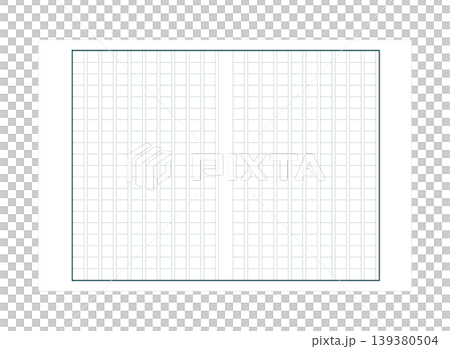 400字詰め原稿用紙のイラスト 400字詰め原稿用紙のイラスト 139380504