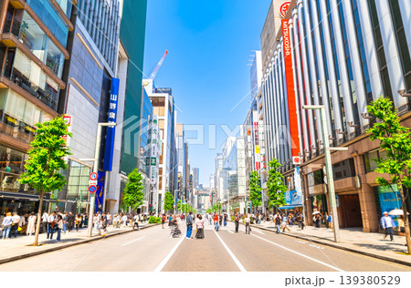 GWの銀座　歩行者天国 139380529