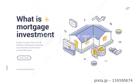 Mortgage Investment And Banking Isometric Banner Vector Illustration Web Template Mortgage Investment And Banking Isometric Banner Vector Illustration Web Template 139380674