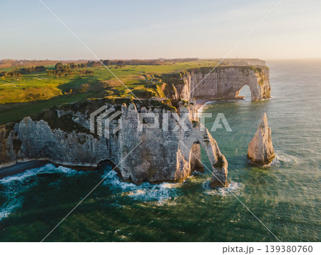 Cliffs and Waters of Etretat Cliffs and Waters of Etretat 139380760