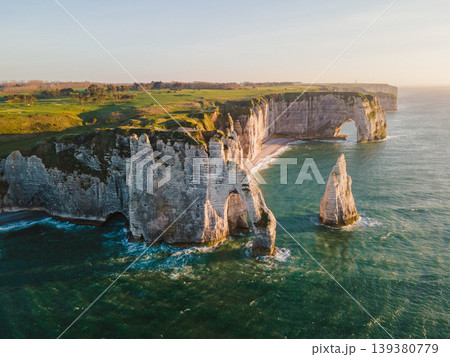 Cliffs and Waters of Etretat 139380779
