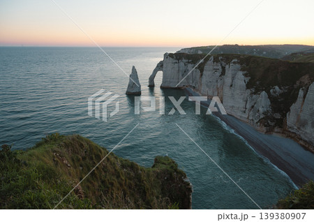 Cliffs and Waters of Etretat 139380907