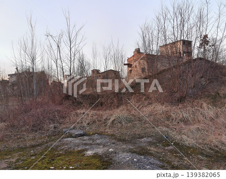 old damaged factory from war old damaged factory from war 139382065