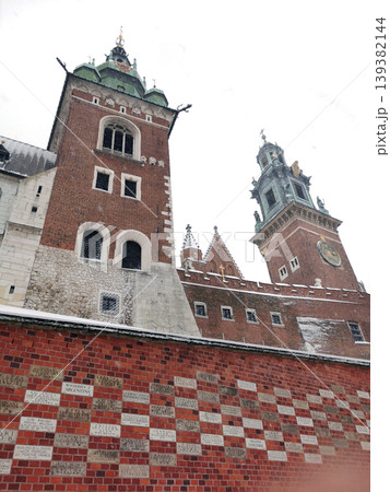 Krakow castle in the Poland Krakow castle in the Poland 139382144