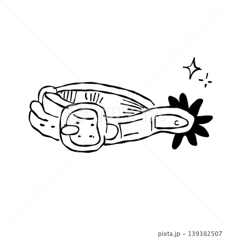 Western Cowboy Boot Clipart Rustic Cowgirl Boot With Spur Vintage Rodeo Country Style Illustration Western Cowboy Boot Clipart Rustic Cowgirl Boot With Spur Vintage Rodeo Country Style Illustration 139382507
