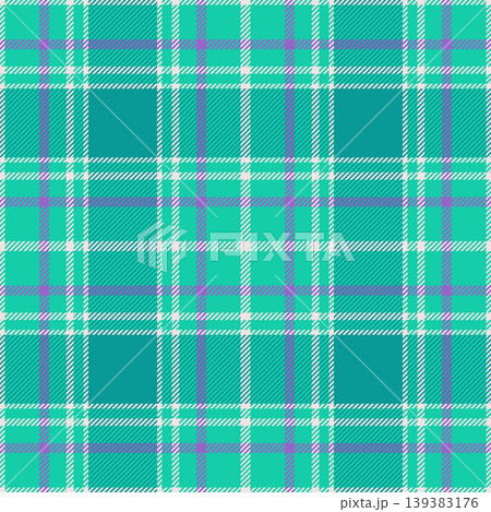 Picnic blanket check background vector, post tartan plaid textile. Herringbone pattern fabric seamless texture in teal and white colors. Picnic blanket check background vector, post tartan plaid textile. Herringbone pattern fabric seamless texture in teal and white colors. 139383176