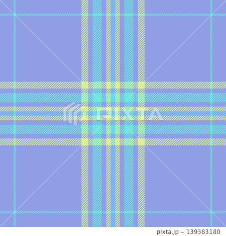 1960s check vector textile, mexico seamless tartan plaid. Group background pattern texture fabric in blue and teal colors. 139383180