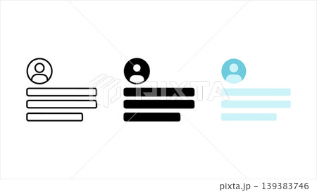 User profile icon set outline solid and color vector avatar account symbol for web and app ui User profile icon set outline solid and color vector avatar account symbol for web and app ui 139383746