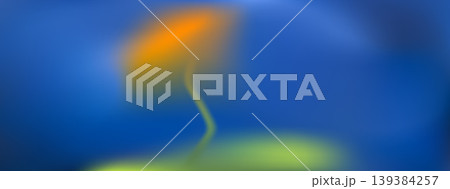 Soft blur sunflower gradient background. Gentle orange field floral on blue gradation summer background. Vector yellow smooth flower on dynamic water or sky backdrop. Plant blurred banner template Soft blur sunflower gradient background. Gentle orange field floral on blue gradation summer background. Vector yellow smooth flower on dynamic water or sky backdrop. Plant blurred banner template 139384257