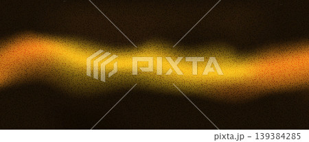 Yellow gold light on black grain background. Dark brown gradation overlay. A soft blur textured gradient with abstract wavy noise line and orange, yellow dust. Vector grainy golden gradation bg Yellow gold light on black grain background. Dark brown gradation overlay. A soft blur textured gradient with abstract wavy noise line and orange, yellow dust. Vector grainy golden gradation bg 139384285