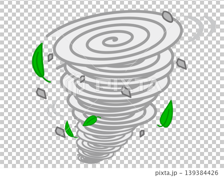 Typhoon illustration material 139384426