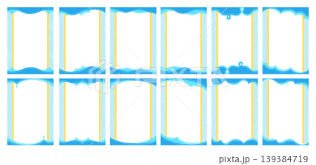 Certificate template set geometric design elements elegant frames modern vintage ornamental border Certificate template set geometric design elements elegant frames modern vintage ornamental border 139384719