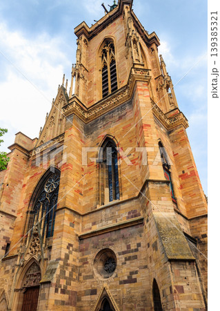St. Martin's collegiate church in Colmar, Alsace, France 139385321