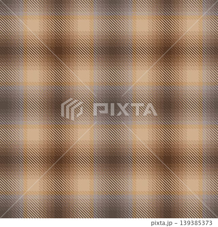Ombre Brown And Beige Plaid Surface Pattern Design For Fashion Textiles 139385373