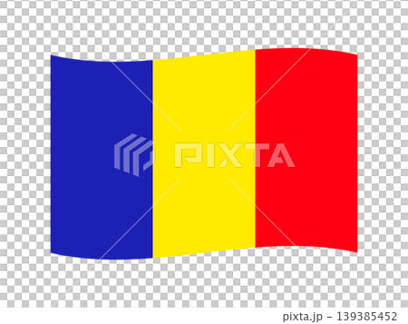 ルーマニアの国旗のイラスト素材 139385452